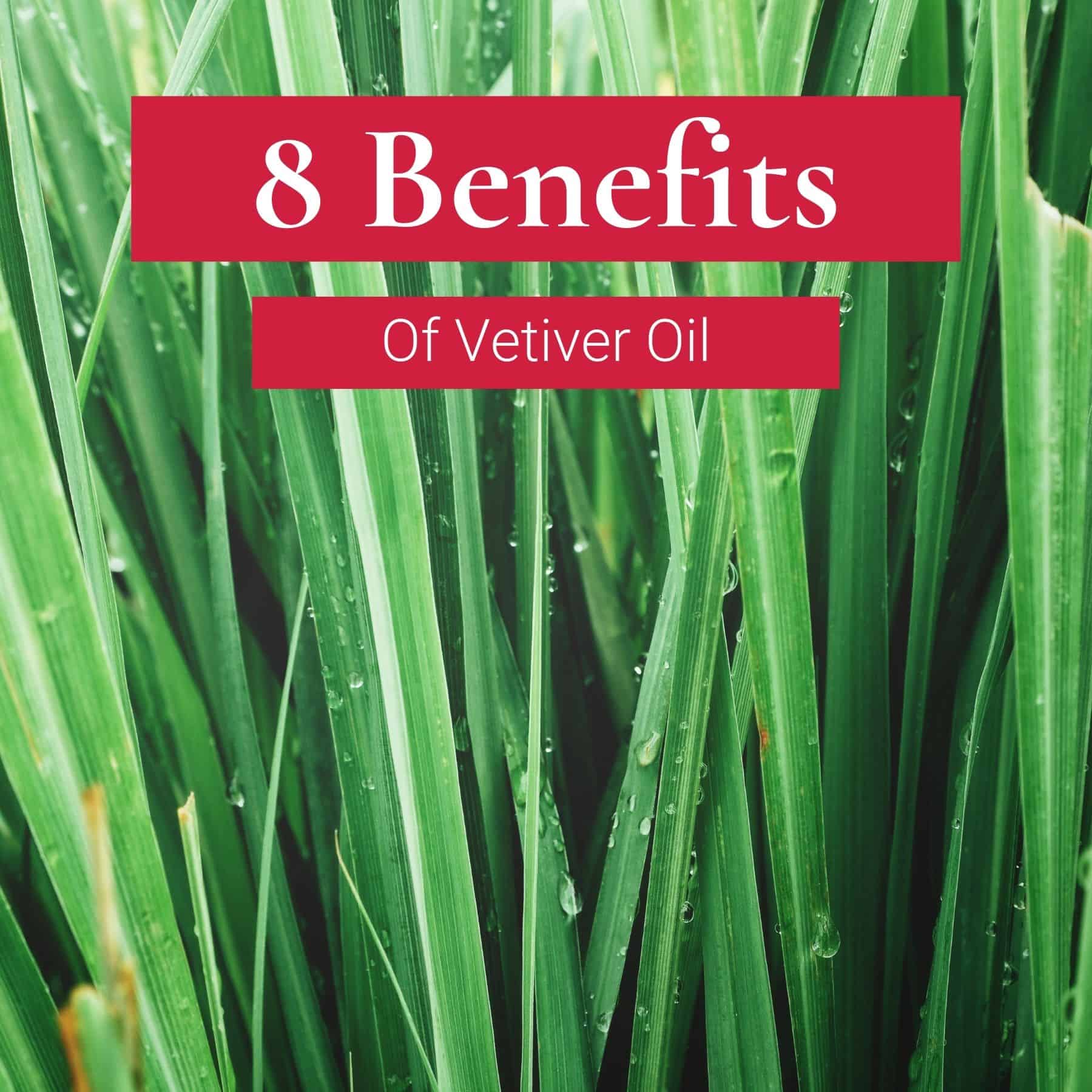 8 benefits vetiver oil